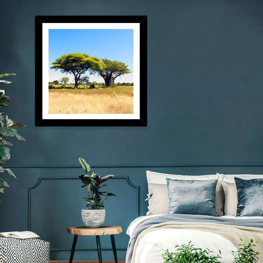 Acacia and Baobab Trees Wall Art