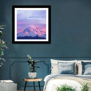 Mount Rainier Sunset Wall Art