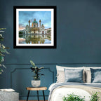 Karlskirche at Golden Hour Wall Art