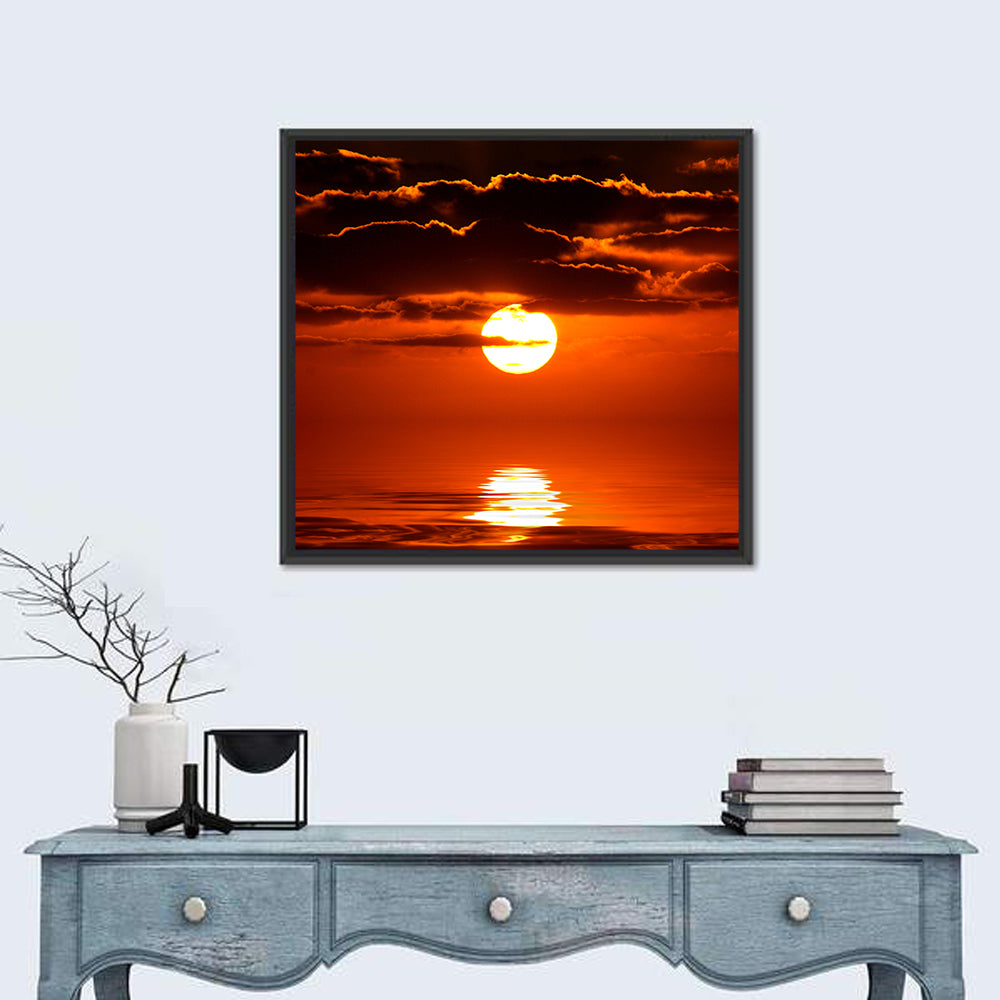 Caribbean Coast Sunset Wall Art