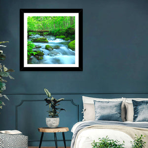 Spring Forest Stream Wall Art