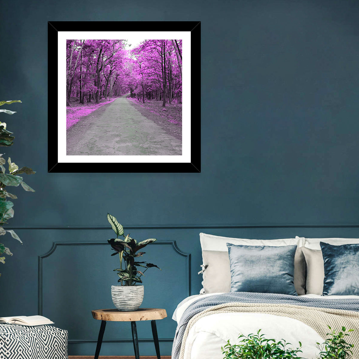 Autumn Forest Road Wall Art