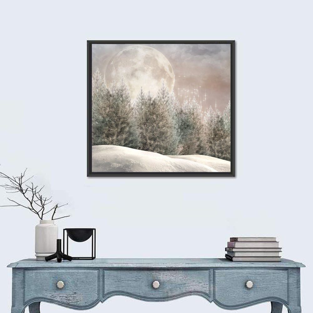 Enchanted Winter Forest Wall Art