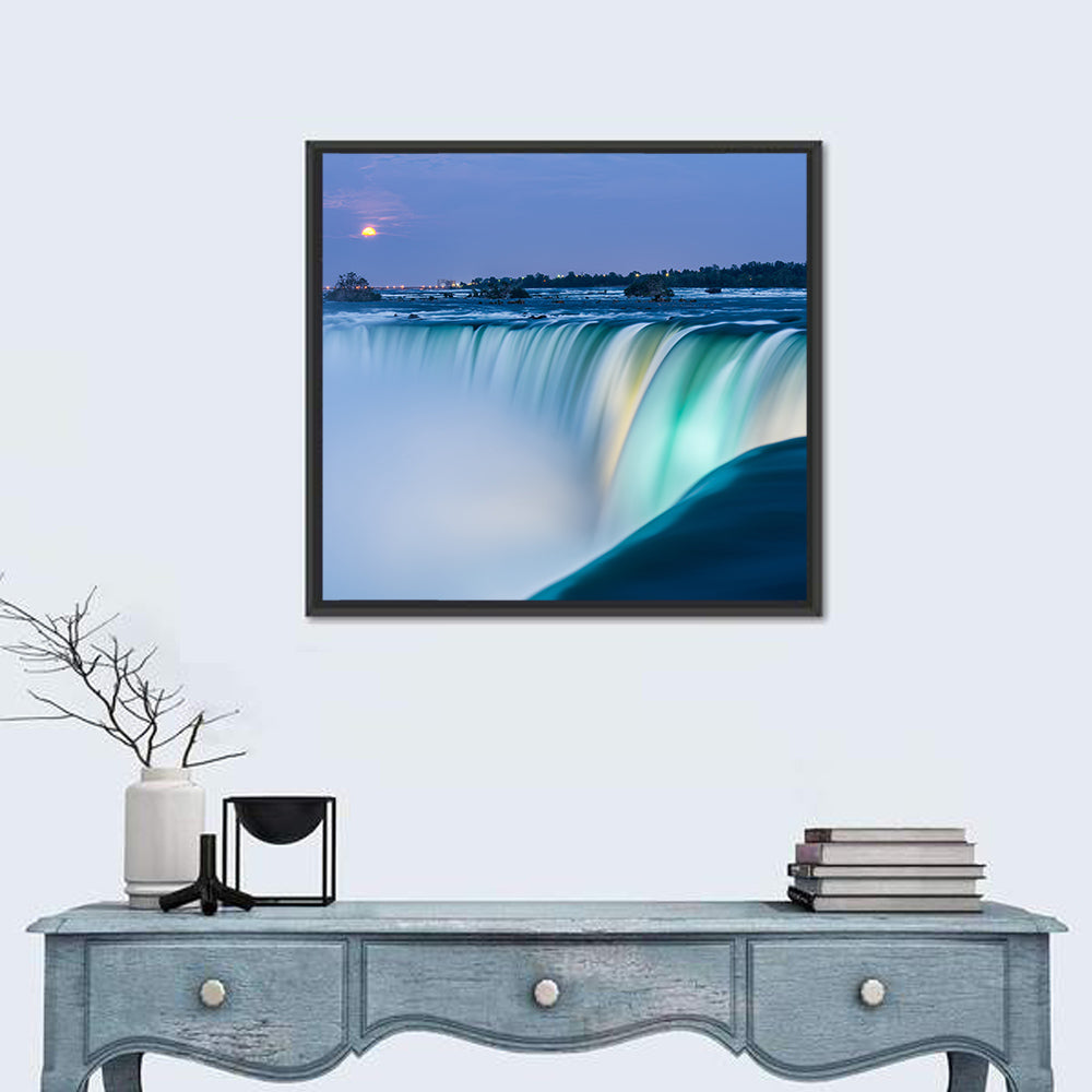 Horseshoe Falls by Moonlight Wall Art