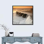 Breakwater at Golden Hour Wall Art