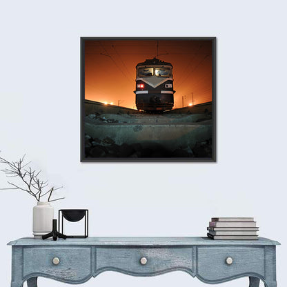 Electric Train Wall Art