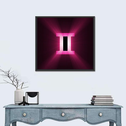 Gemini Symbol Wall Art