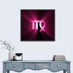 Radiant Virgo Symbol Wall Art