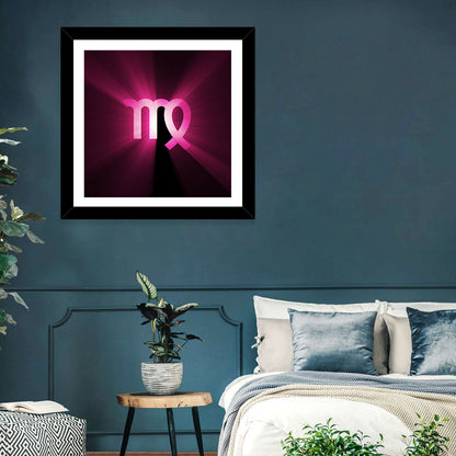 Virgo Symbol Wall Art