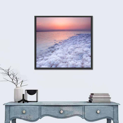 Dead Sea Salty Beach Wall Art