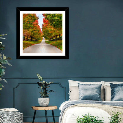 Horse Farm Rural Kentucky Wall Art