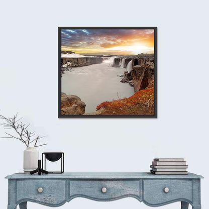 Selfoss Waterfall Wall Art