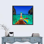 Maya Bay Long-tail Boat Wall Art