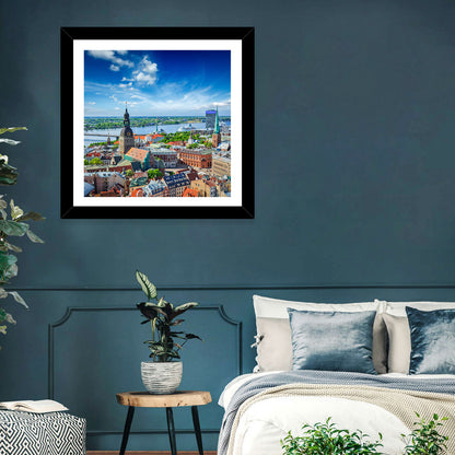 Riga Cityscape Wall Art