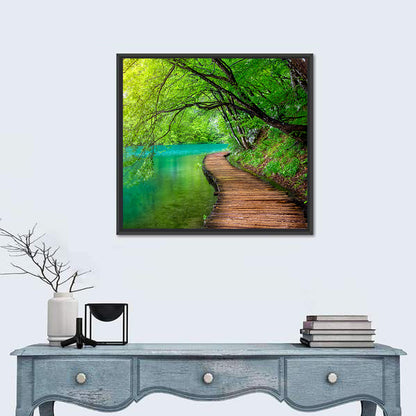 Forest Stream Pathway Wall Art