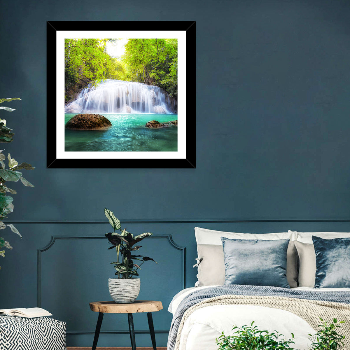 Tropical Waterfall Thailand Wall Art