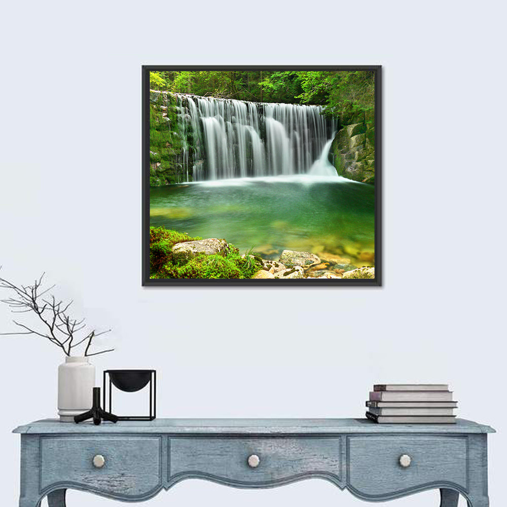 Emerald Lake Cascade Wall Art