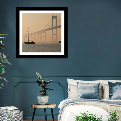 Jamestown Verrazano Bridge Wall Art