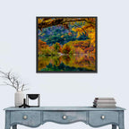 Frio River Autumn Reflection Wall Art