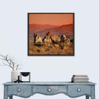 Karahunj Rocky Ridge at Sunset Wall Art