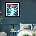 Bruarfoss Multi Tier Waterfall Wall Art