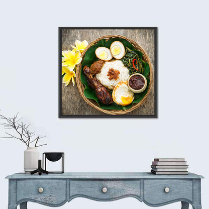 Nasi Campur Dish Wall Art