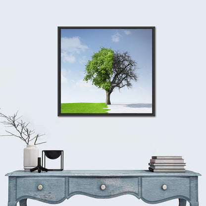 Summer & Winter Tree Wall Art