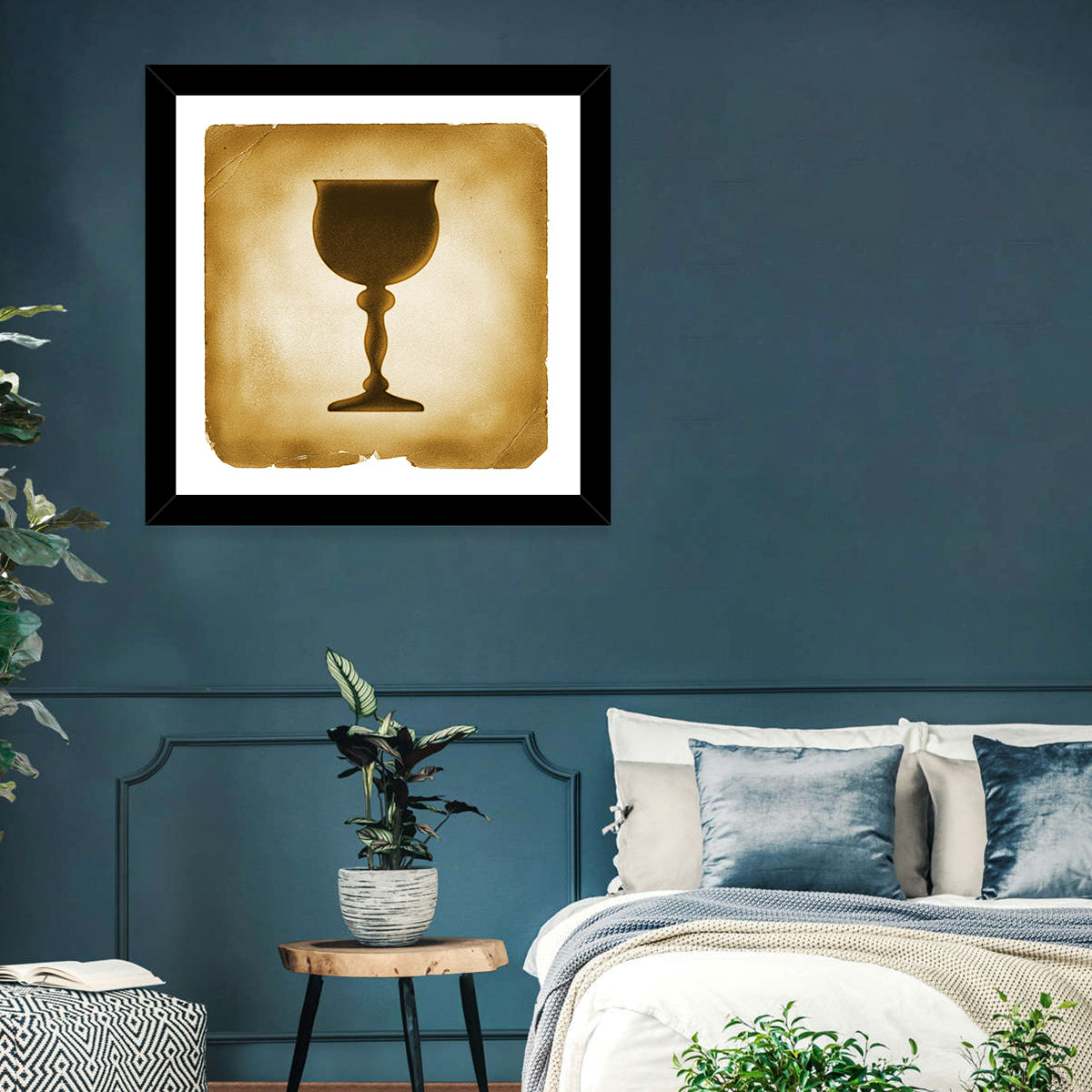 Holy Grail Chalice Illustration Wall Art
