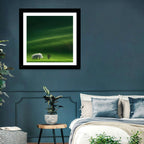 Emerald Hills with Blossoming Tree Wall Art