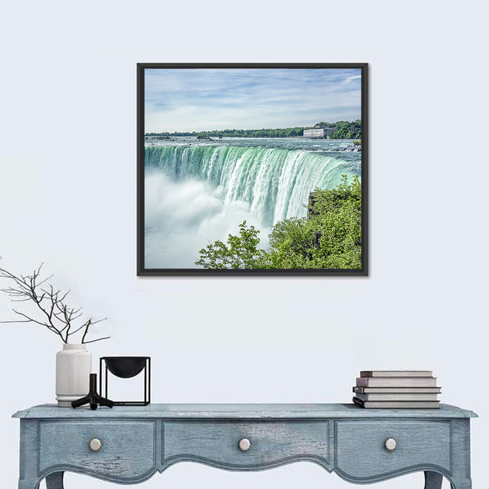 Horseshoe Falls Vista Wall Art in a room, square