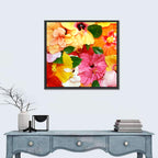 Vibrant Hibiscus Close-up Wall Art