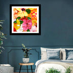 Vibrant Hibiscus Close-up Wall Art