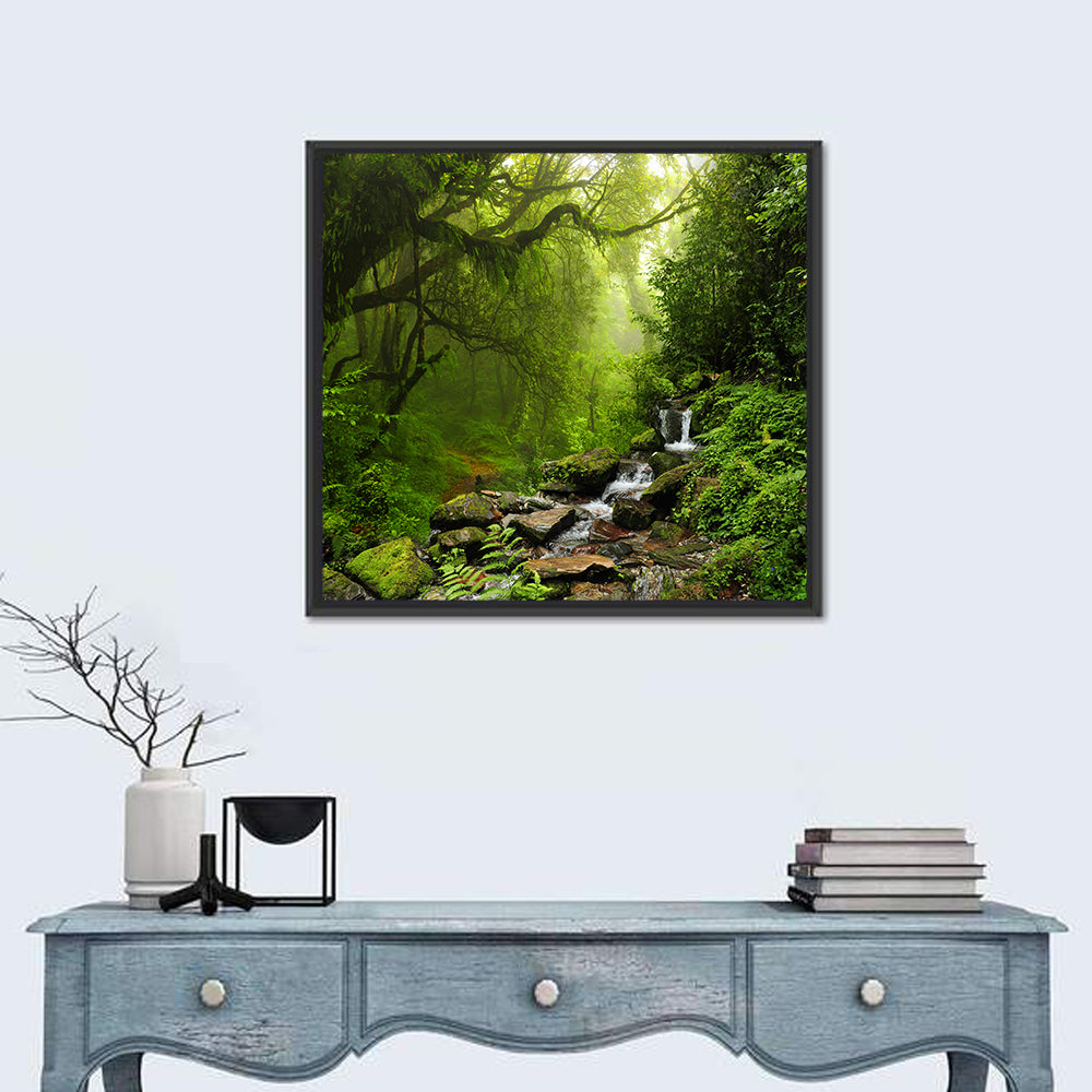 Annapurna Jungle Stream Wall Art