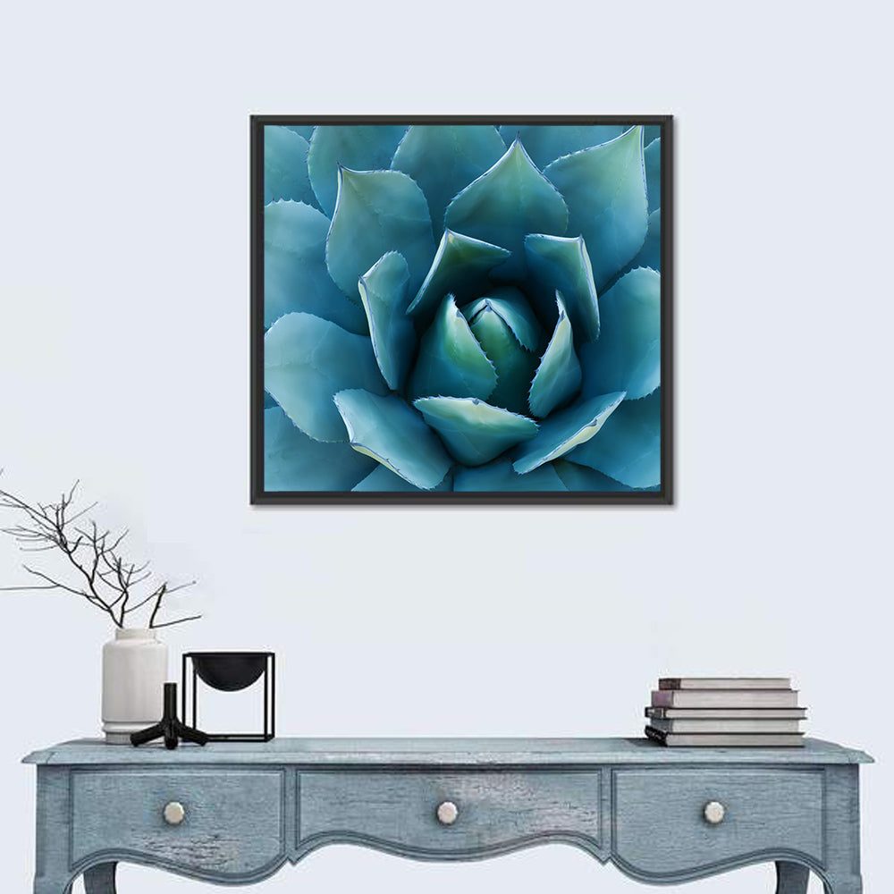 Spiral Agave Macro Wall Art