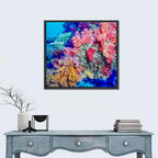Vibrant Coral Reef Wall Art