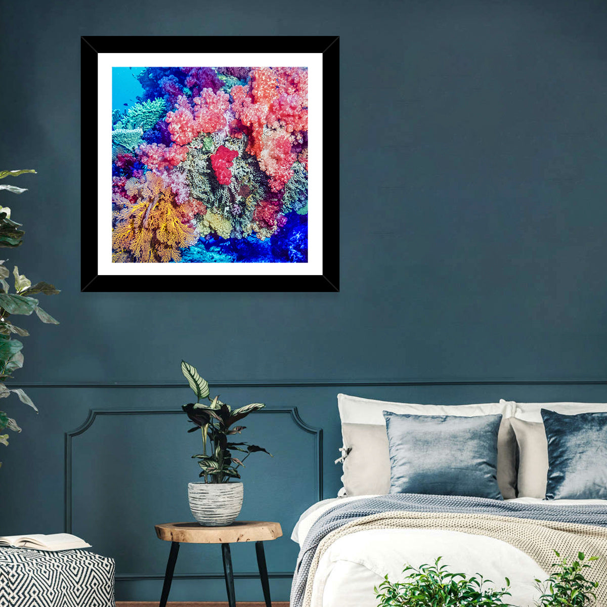 Vibrant Coral Reef Wall Art