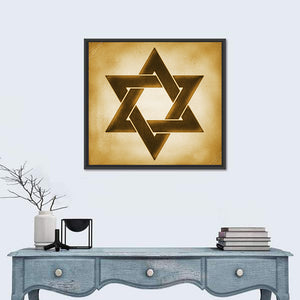 David Star Symbol Wall Art