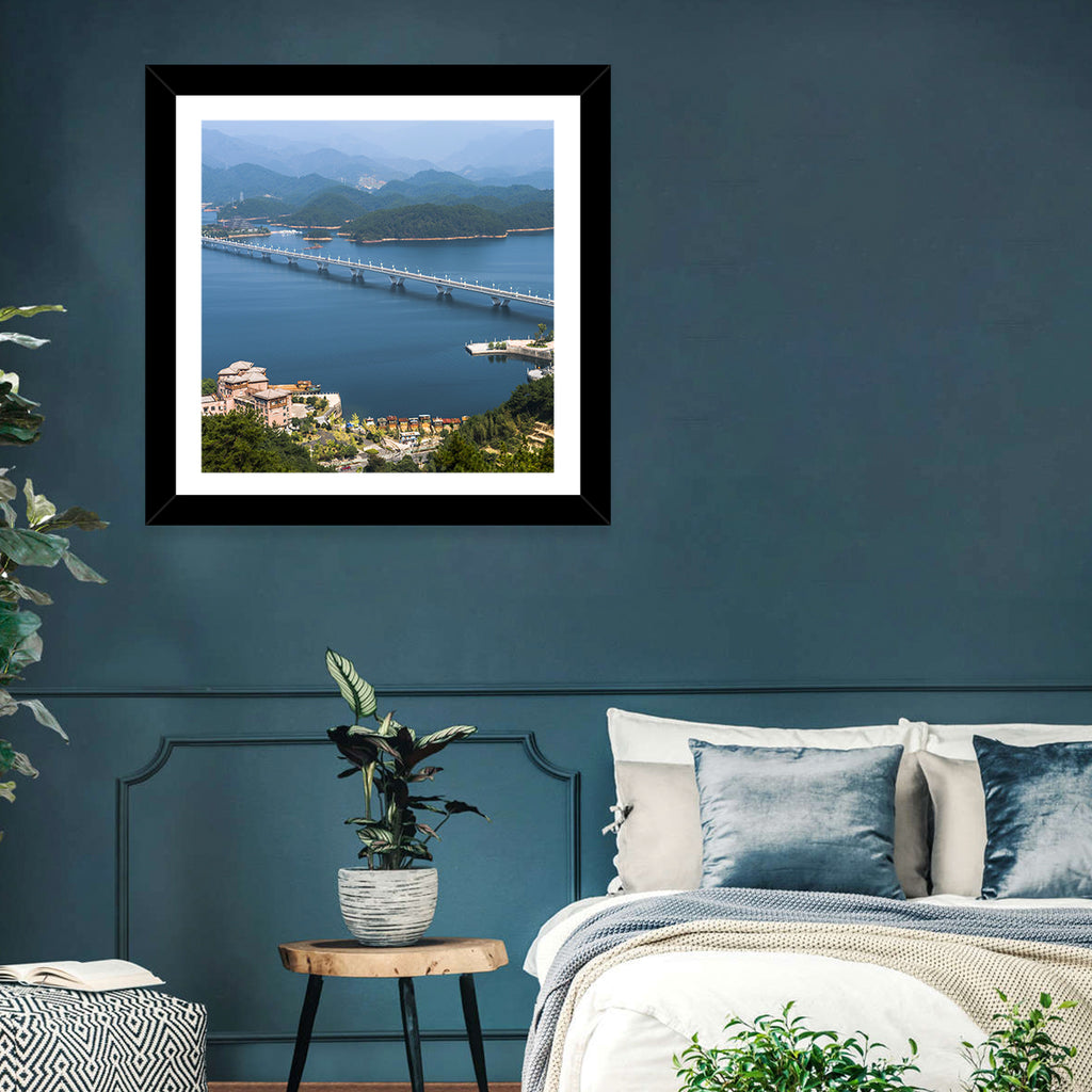 Qiandao Lake Bridge View Wall Art