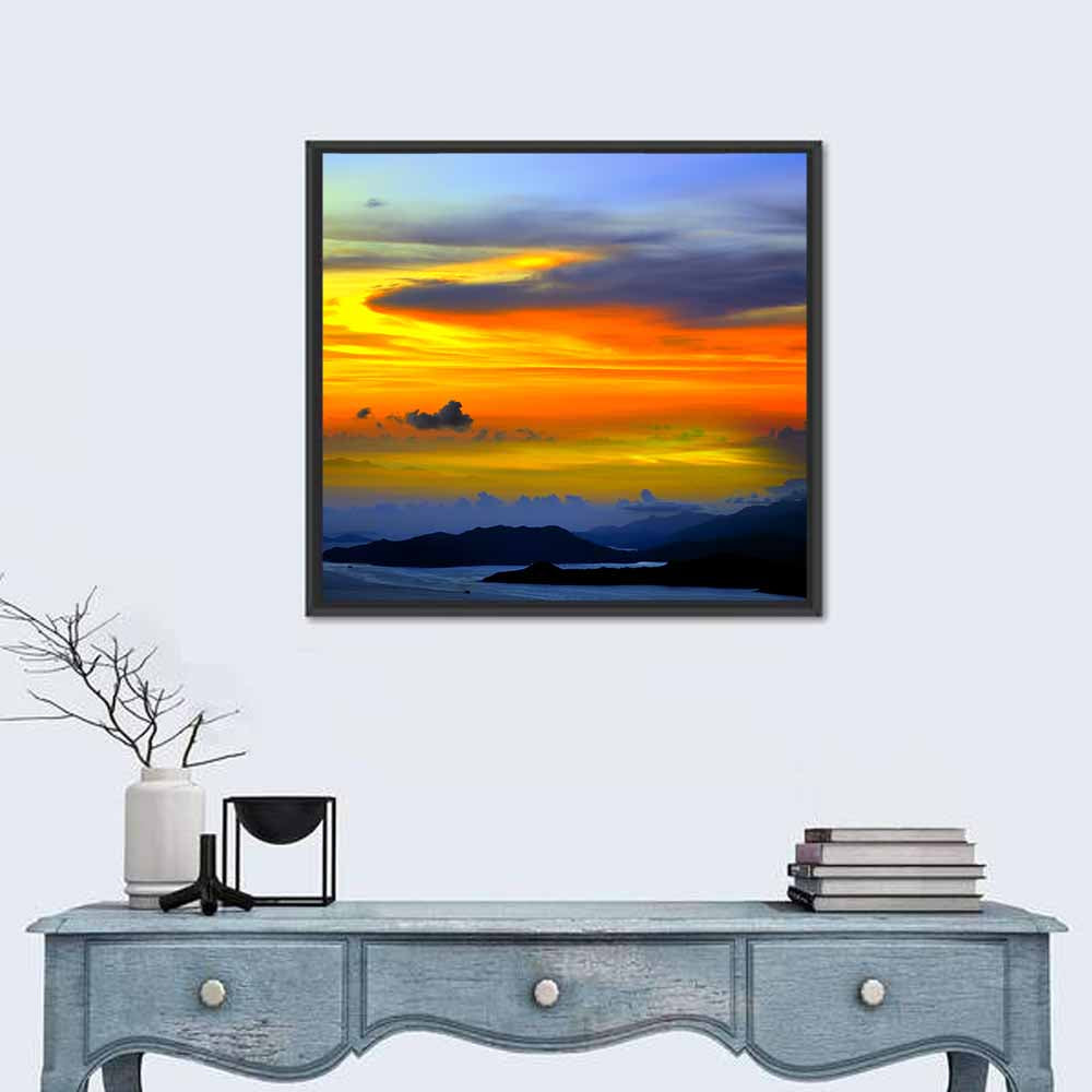 Tranquil Ocean Sunset Wall Art