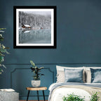 Lake Louise Winter Reflection Wall Art