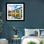 Lake Omodeo Concrete Bridge Wall Art
