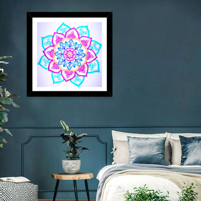 Hand Drawn Mandala Pattern Wall Art