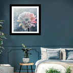 Winter Gerbera with Golden Script Wall Art