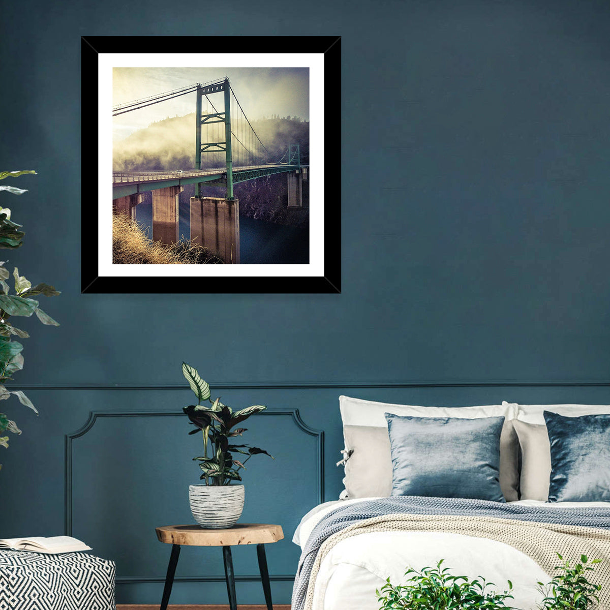 Bridge Over Lake Oroville Wall Art