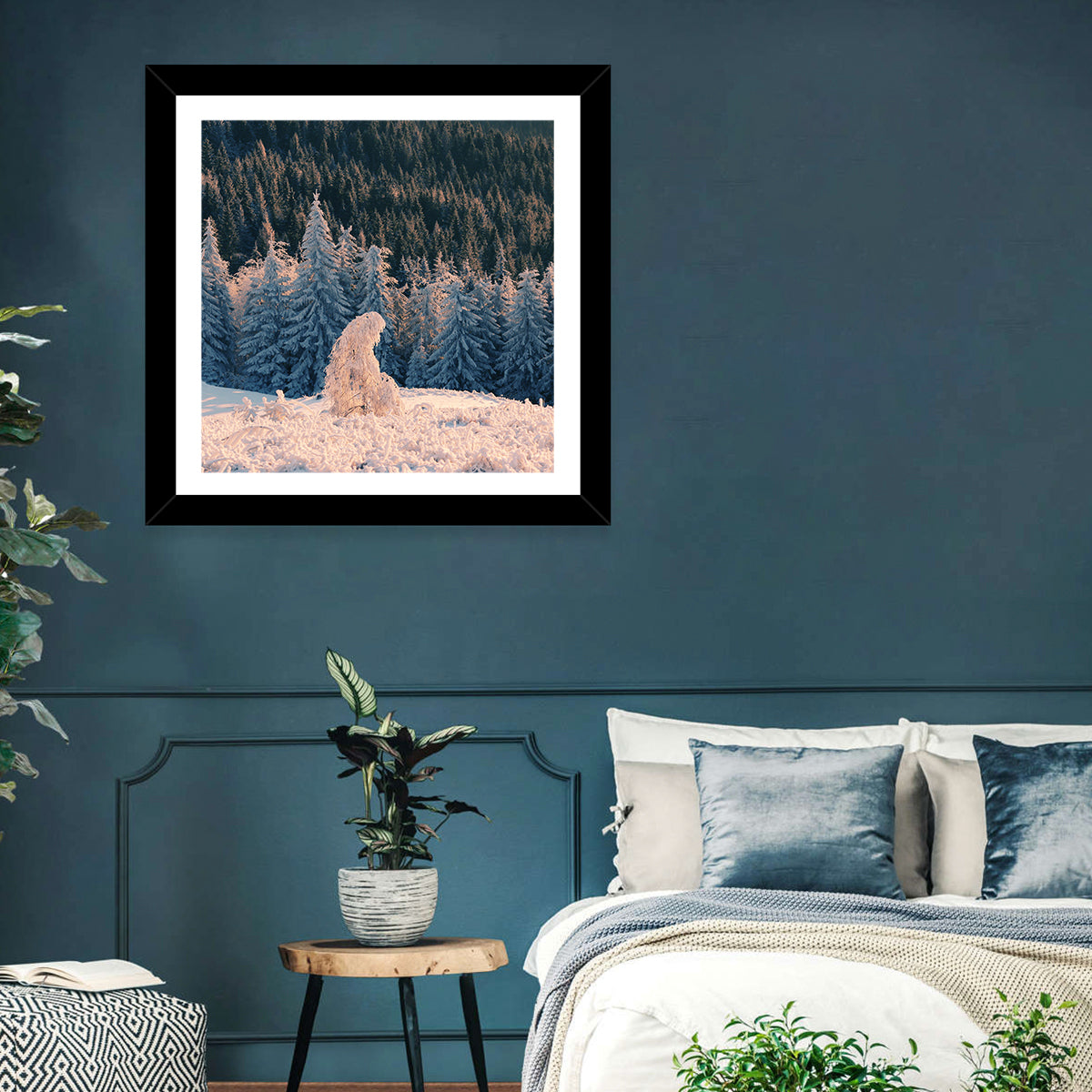 Carpathian Forest at Golden Hour Wall Art