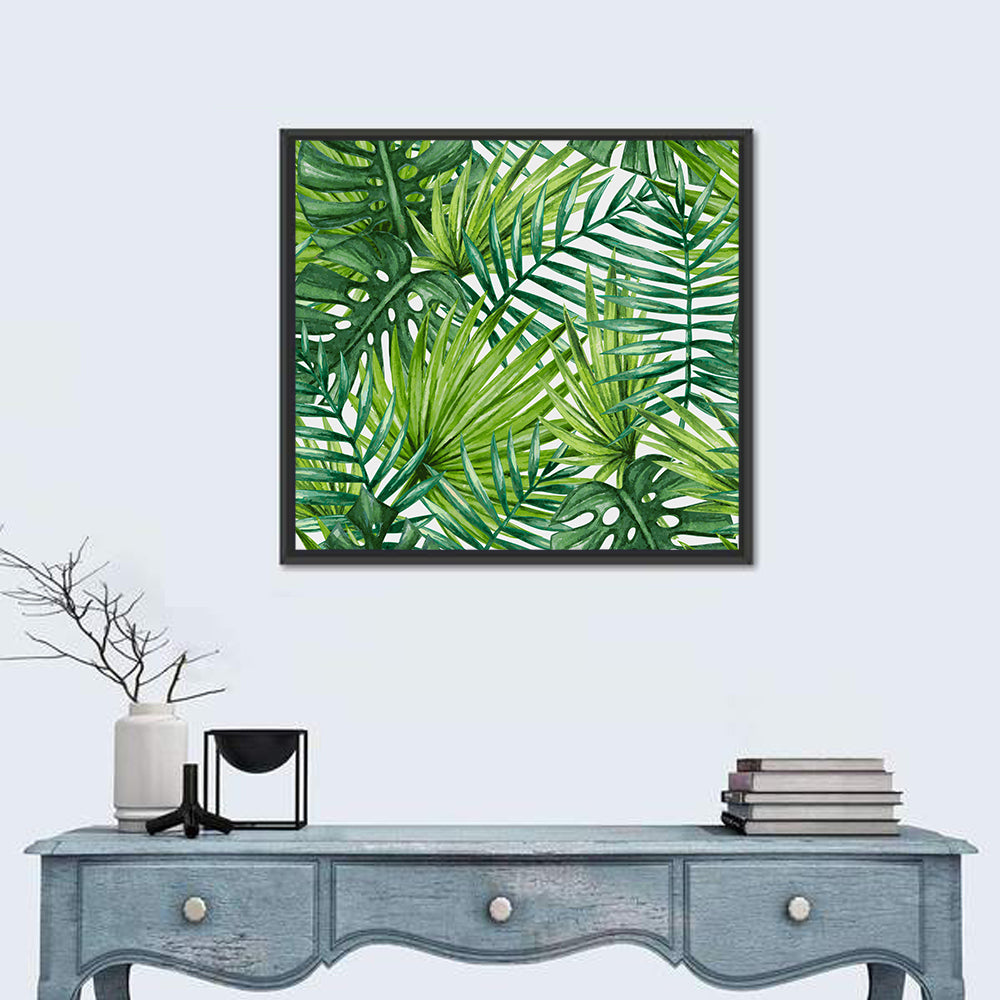 Palm Leaves Pattern Ii Wall Art