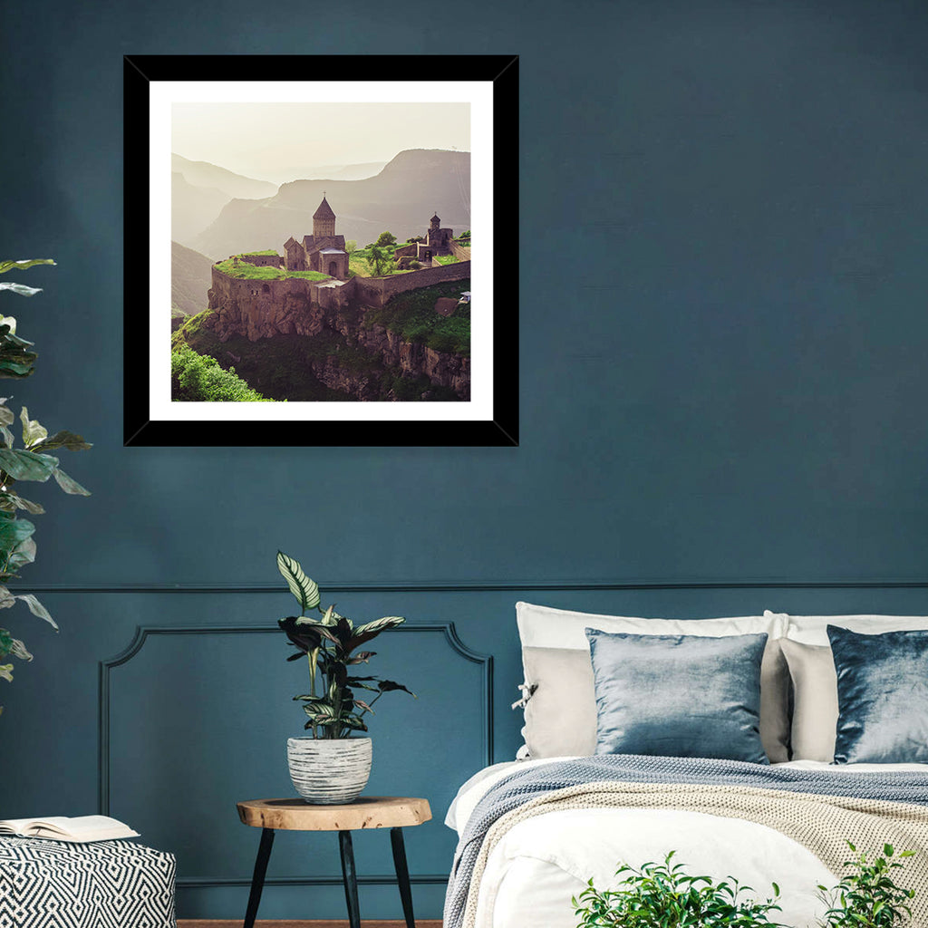 Tatev Monastery at Golden Hour Wall Art
