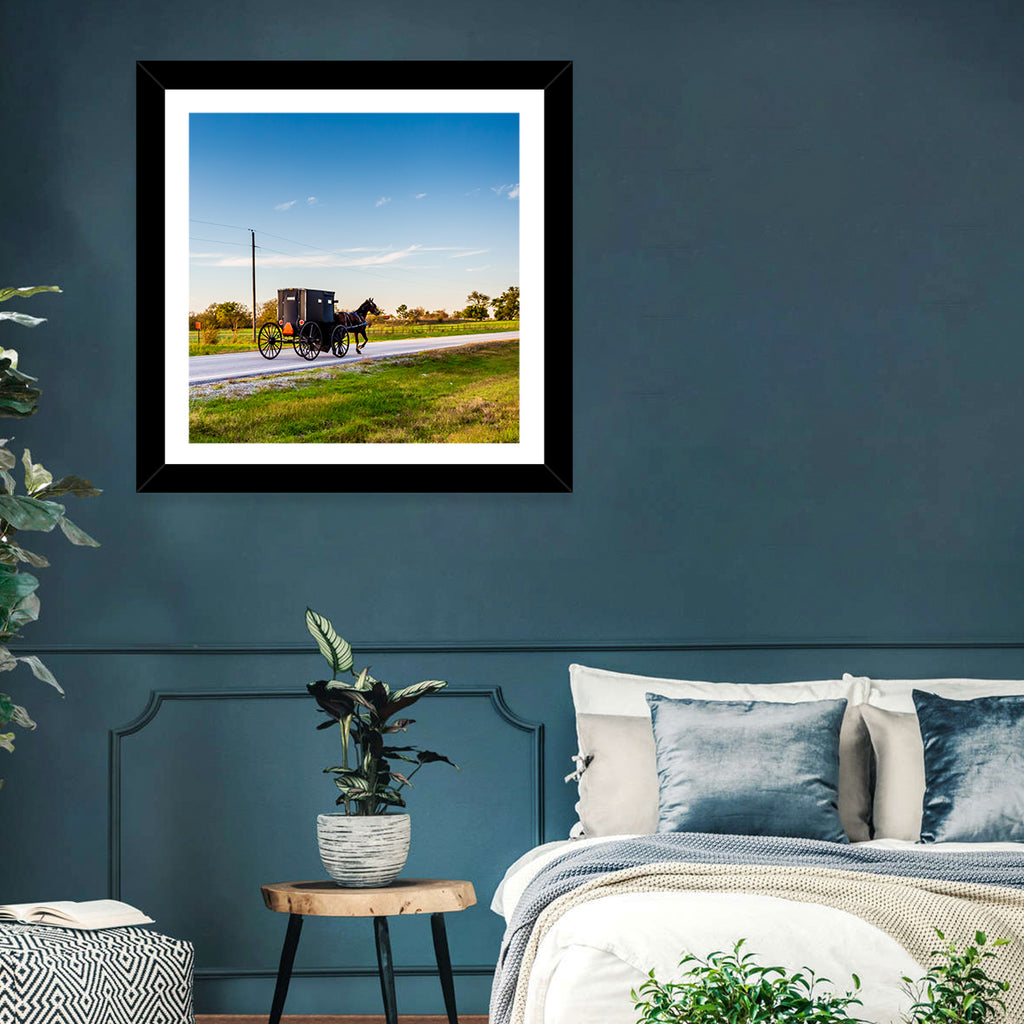 Amish Horse and Buggy, Oklahoma Wall Art