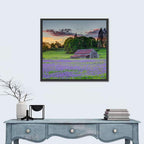 Willamette Valley Barn at Sunset Wall Art