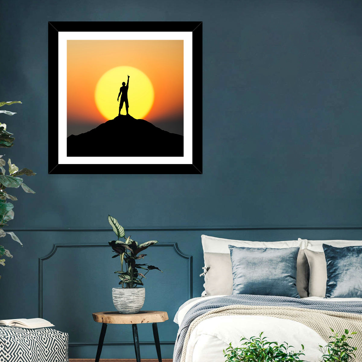 Champion Silhouette at Sunset Wall Art